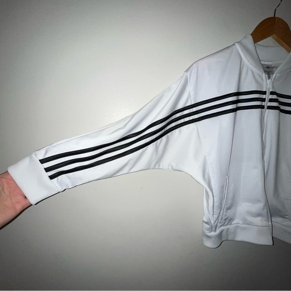 Adidas Athletic Track Jacket Girls Size Large 14 - Picture 3 of 11